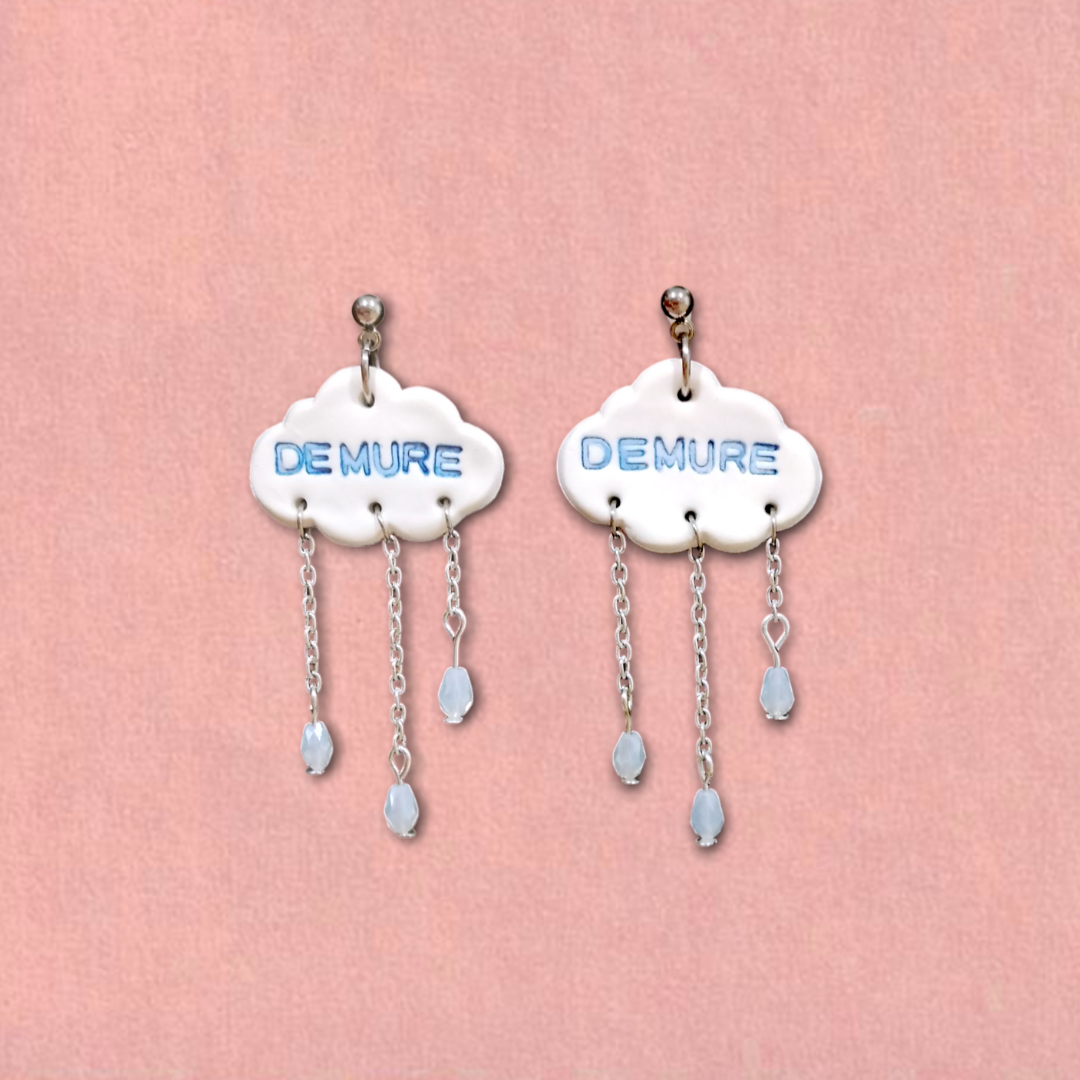 Demure Cloud Earrings