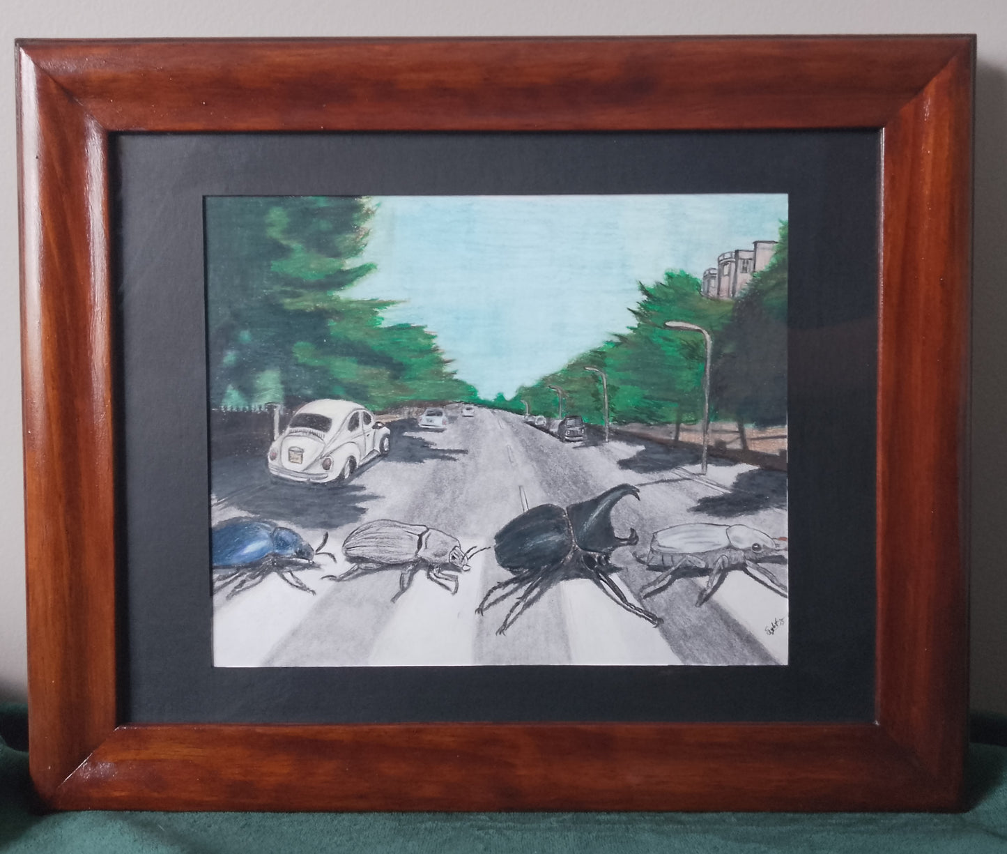 "Abbey Road - The Beetles" - Pencil Drawing